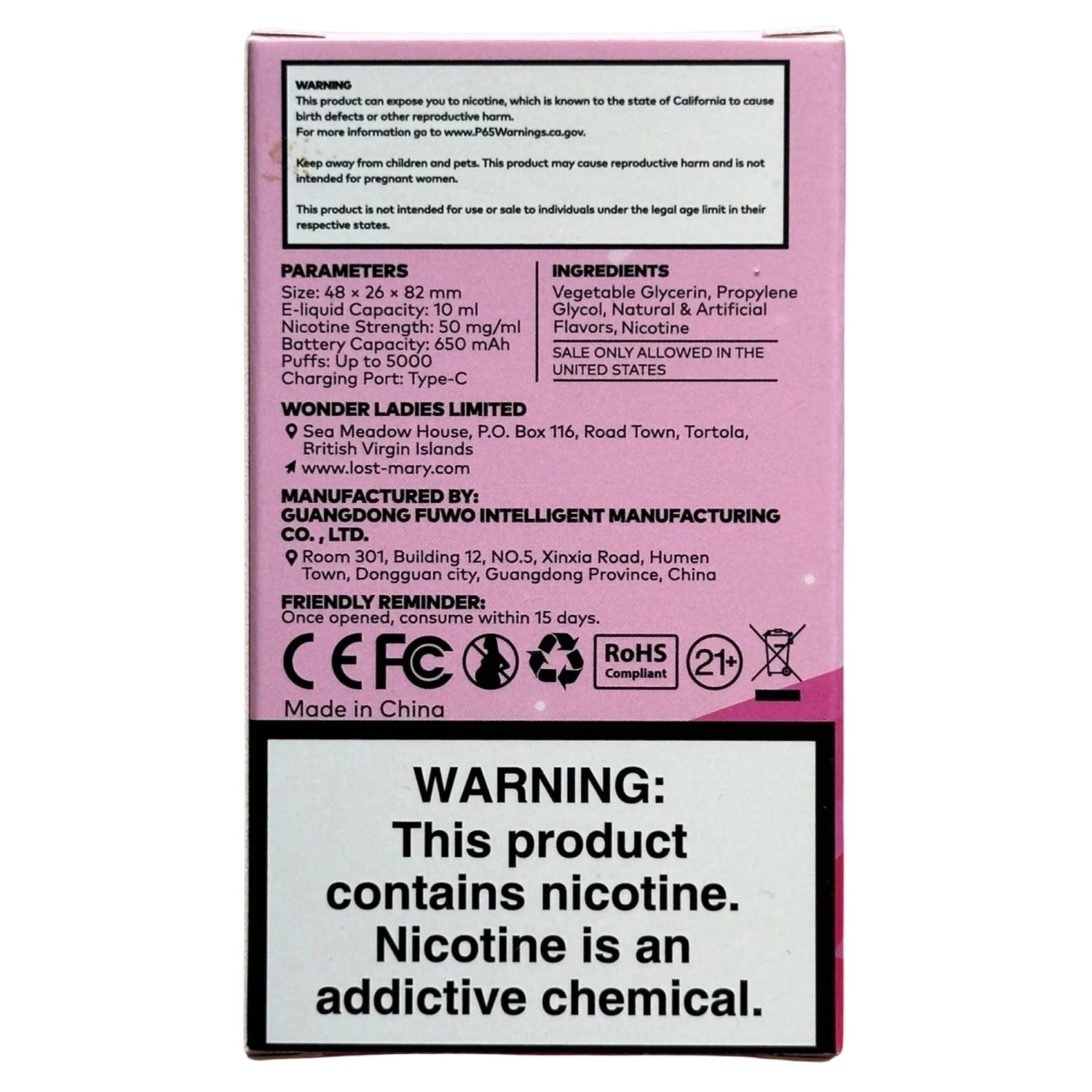 Sakura Berry Peach Ice - Lost Mary OS5000 3 Sakura Berry Peach Ice - Lost Mary OS5000 - Image 3