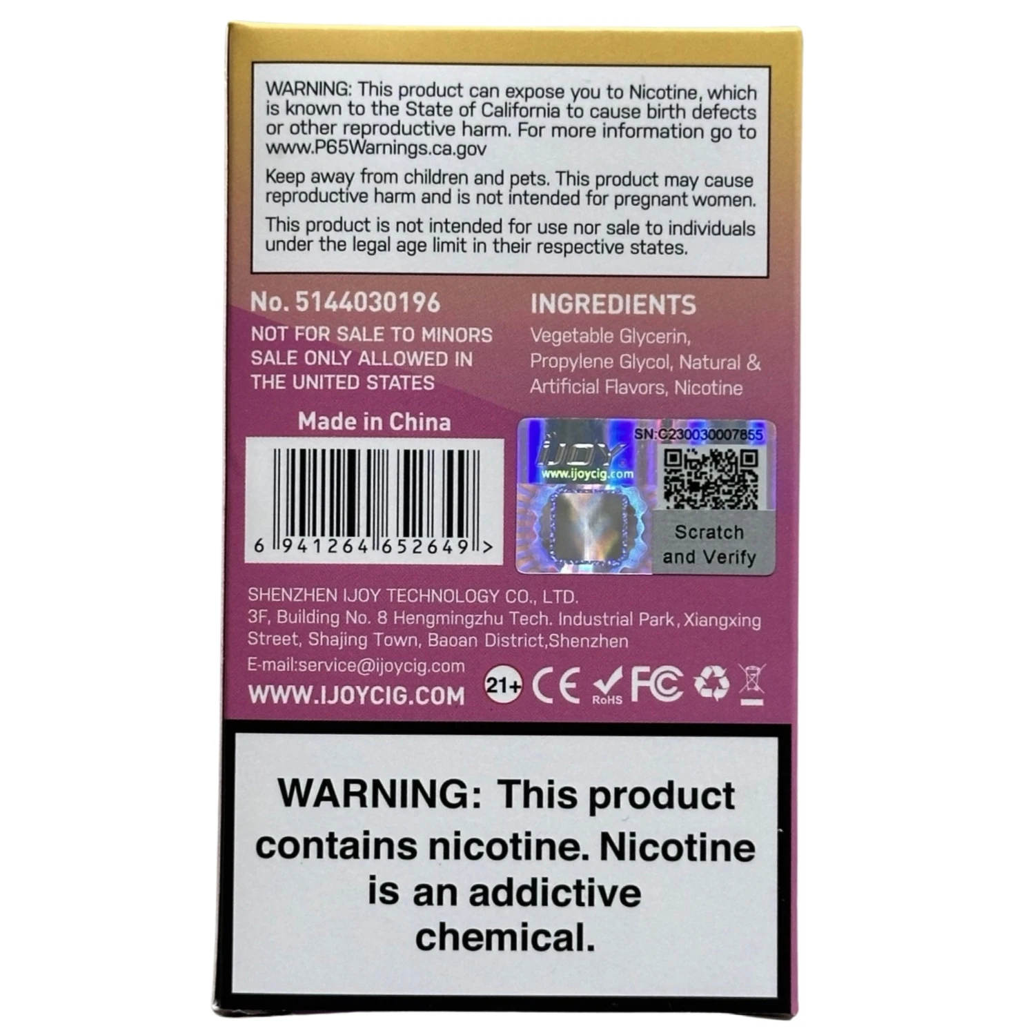 IJOY Bar IC8000 - Strawberry Kiwi 3 IJOY Bar IC8000 - Strawberry Kiwi - Image 3