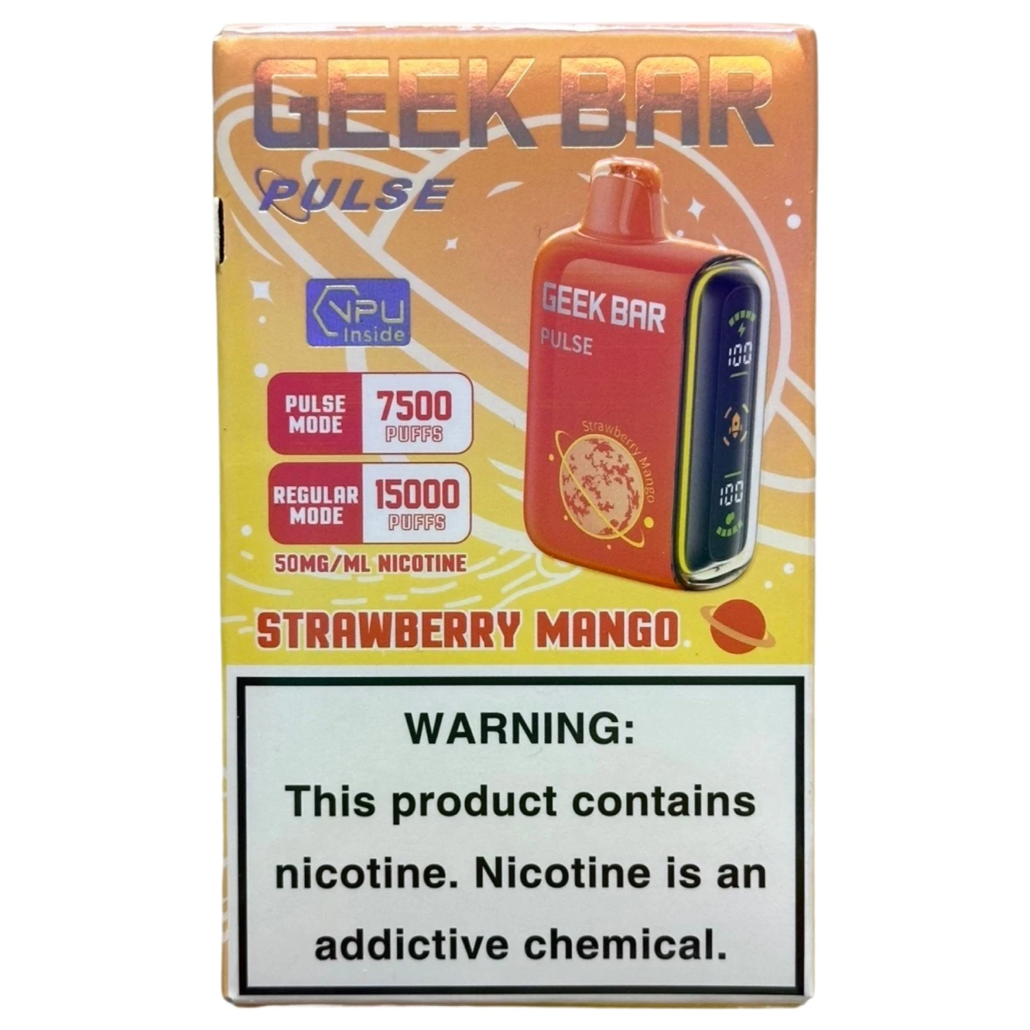 Strawberry Mango - Geek Bar Pulse 15000 1 Strawberry Mango - Geek Bar Pulse 15000