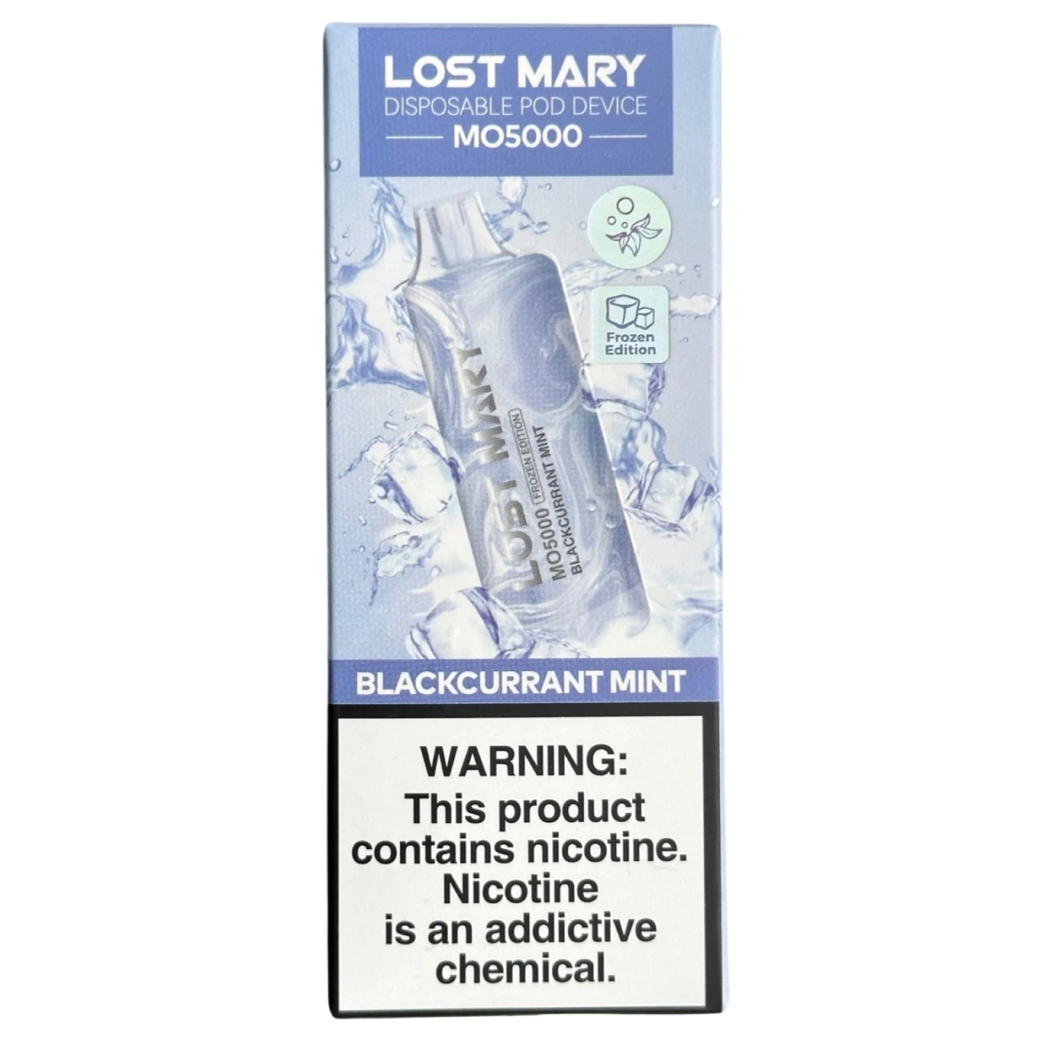 Lost Mary MO5000 - Blackcurrant Mint - Frozen Edition 1 Lost Mary MO5000 - Blackcurrant Mint - Frozen Edition