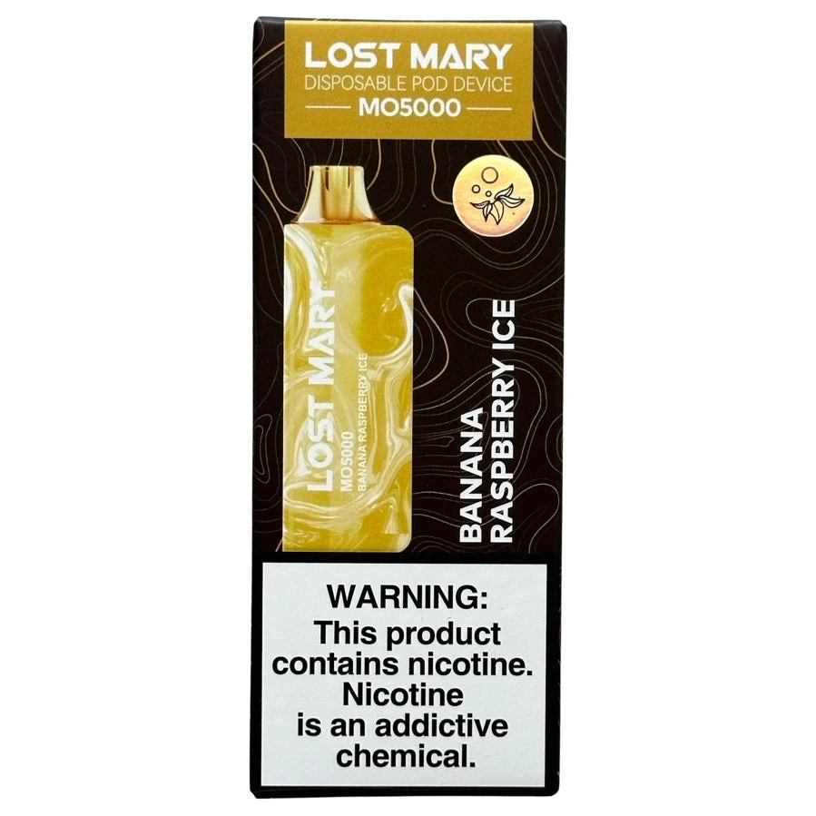 Lost Mary MO5000 - Banana Raspberry Ice 3 Lost Mary MO5000 - Banana Raspberry Ice - Image 3