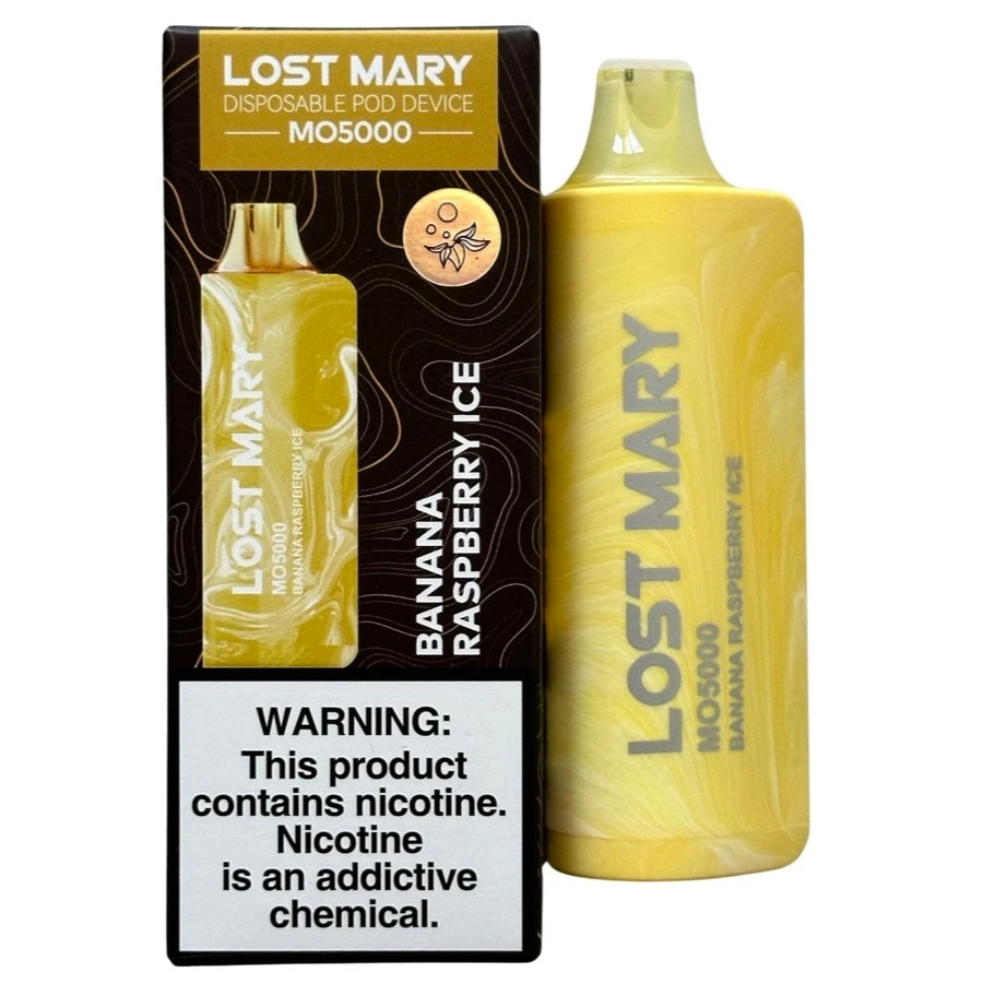 Lost Mary MO5000 - Banana Raspberry Ice 2 Lost Mary MO5000 - Banana Raspberry Ice - Image 2