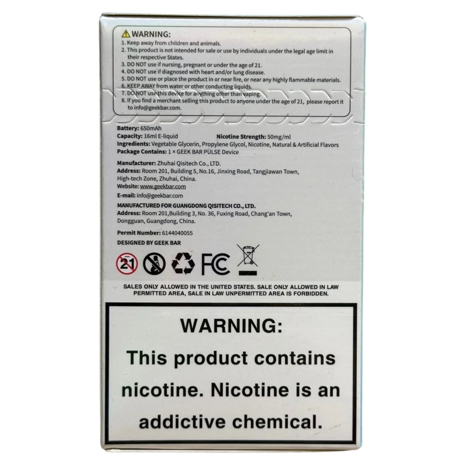 Miami Mint - Geek Bar Pulse 15000 3 Miami Mint - Geek Bar Pulse 15000 - Image 3