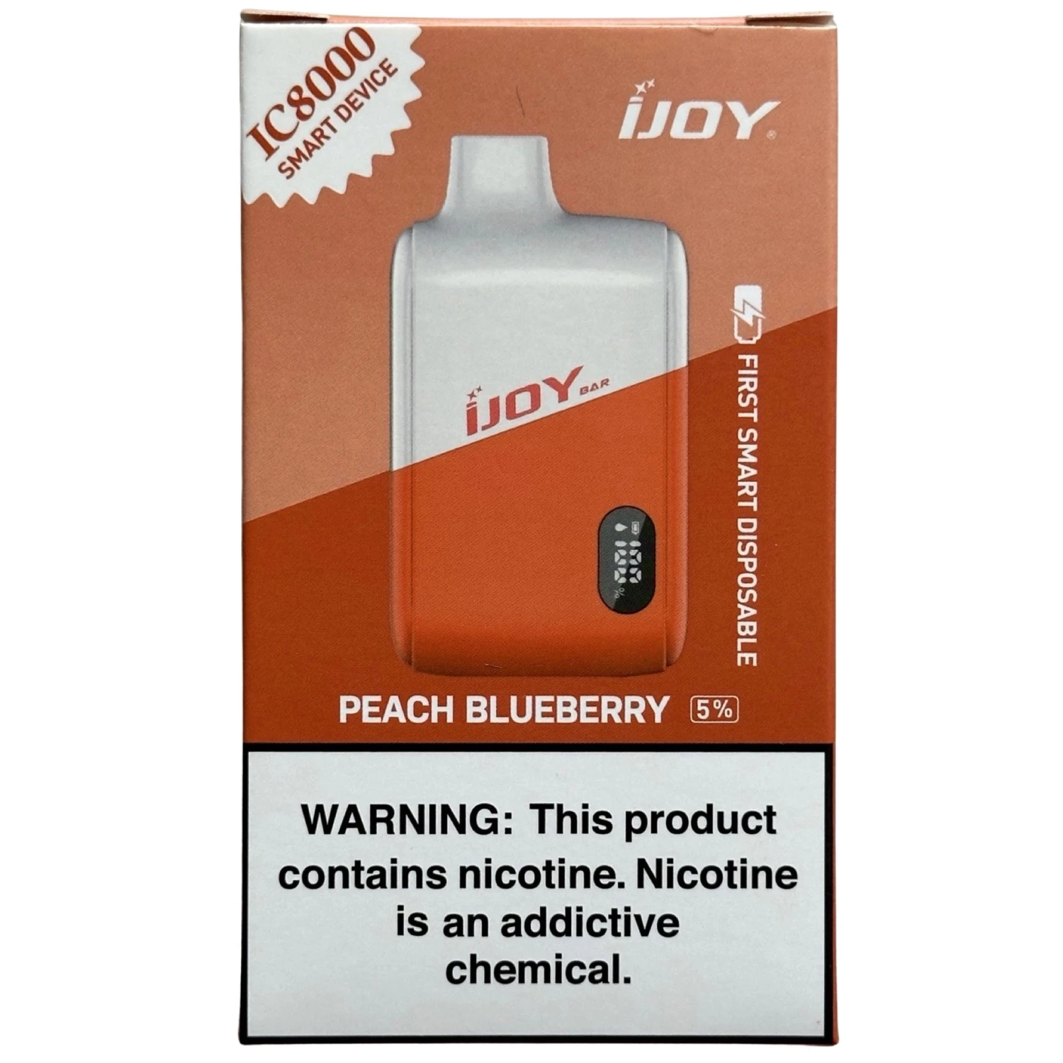 IJOY Bar IC8000 - Peach Blueberry 1 IJOY Bar IC8000 - Peach Blueberry