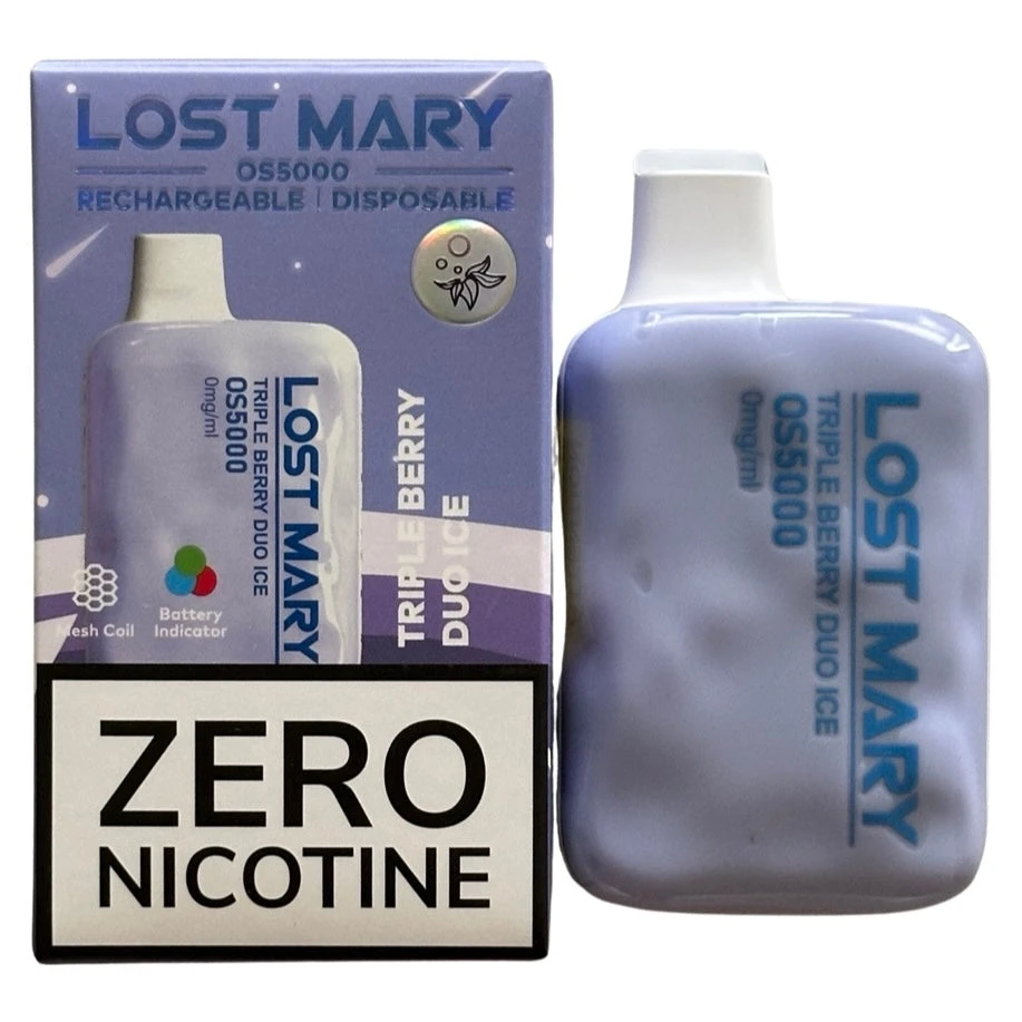 Triple Berry Duo Ice - Lost Mary OS5000 - Zero Nicotine 2 Triple Berry Duo Ice - Lost Mary OS5000 - Zero Nicotine - Image 2